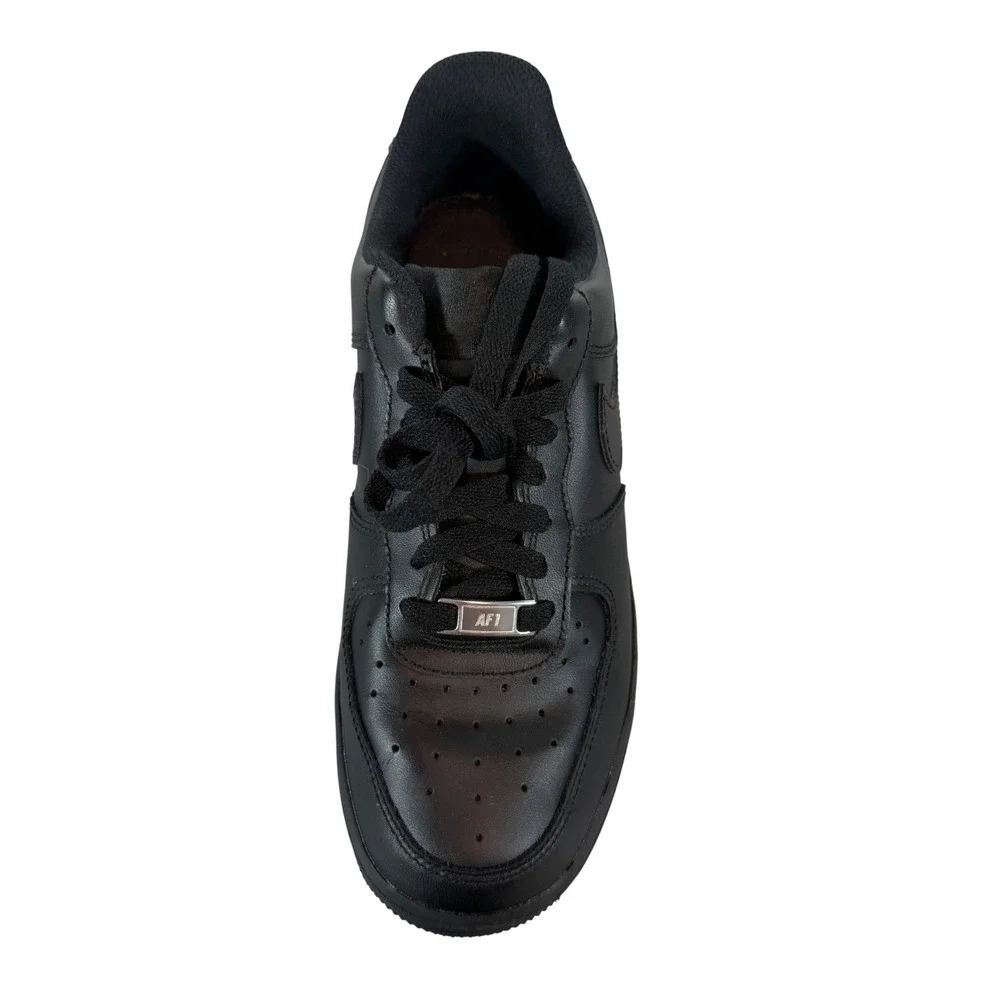 Nike Air Force 1‎ Low Triple Black Leather Sneakers Women's 7.5 AF1